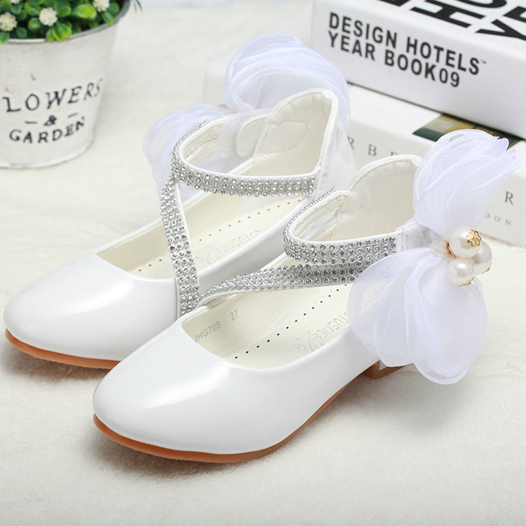 Little High-heeled Big Kids Princess Shoes 5