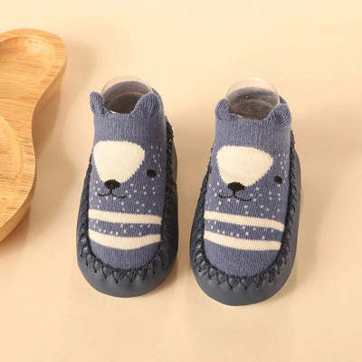 Children's Cartoon Non Slip Combed Cotton Floor Footwear Baby Infant Toddler Shoes 9