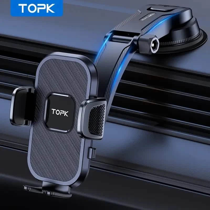 TOPK D38C Car Phone Holder – Adjustable Dashboard Mount 1