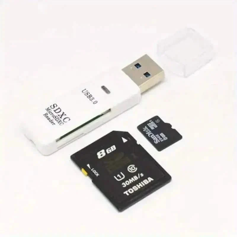 2-in-1 Multi Card Reader USB 3.0 Micro SD TF Card Memory Flash Drive Adapter 2
