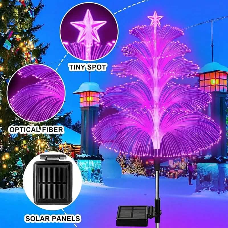 2-Pack: 7 Color-Changing LED Solar Jellyfish Lights 3