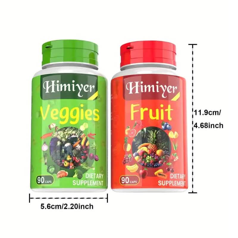 2-Pack: 90-Day Fruit and Veggie Supplements Bundle 2