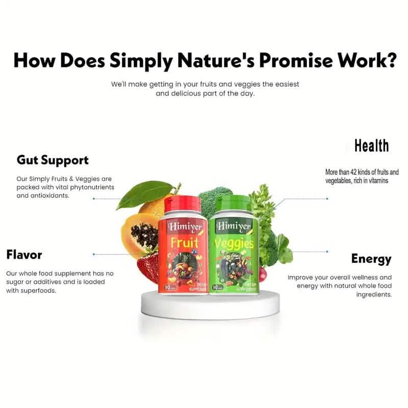 2-Pack: 90-Day Fruit and Veggie Supplements Bundle 5