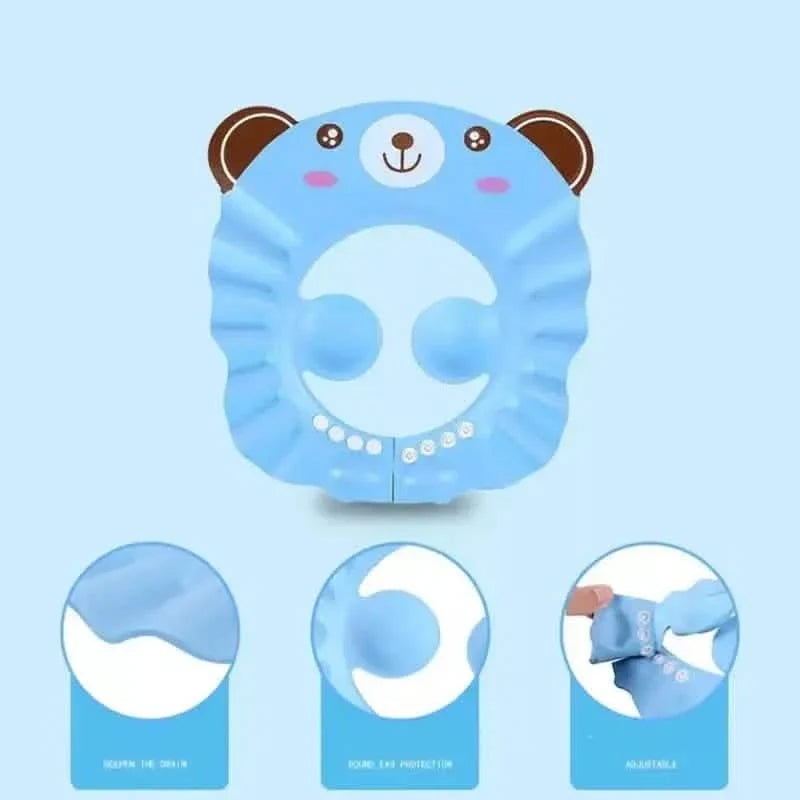 2-Pack: Baby Shower Cap Shield Adjustable 7