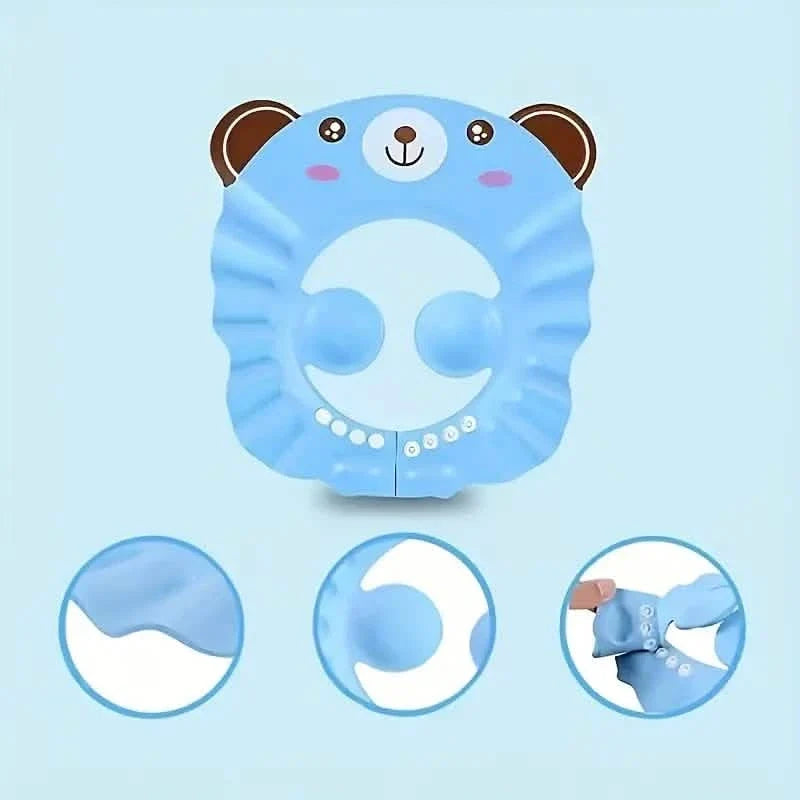 2-Pack: Baby Shower Cap Shield Adjustable 5