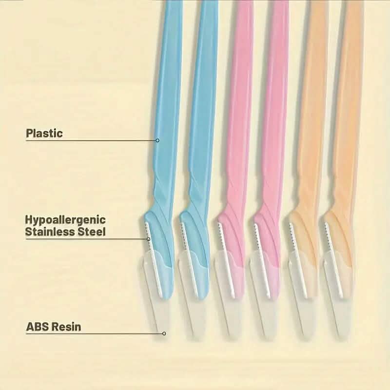 2-Pack: Eyebrow Razor Shaper Shaving Grooming Kit 8