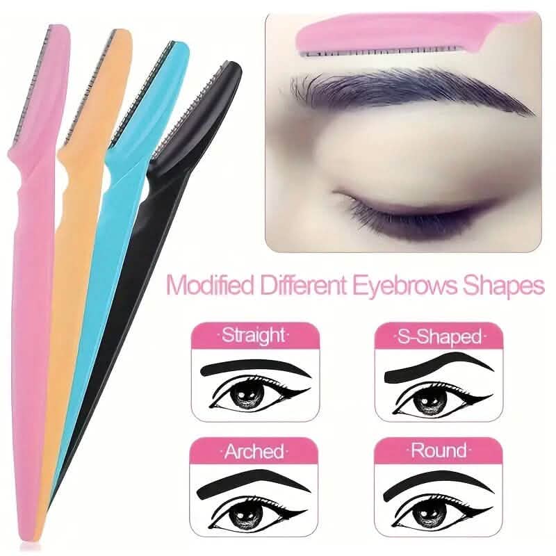 2-Pack: Eyebrow Razor Shaper Shaving Grooming Kit 12