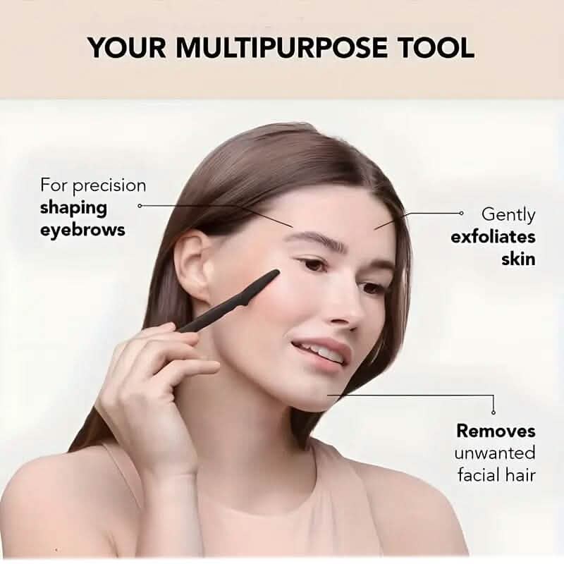 2-Pack: Eyebrow Razor Shaper Shaving Grooming Kit 13
