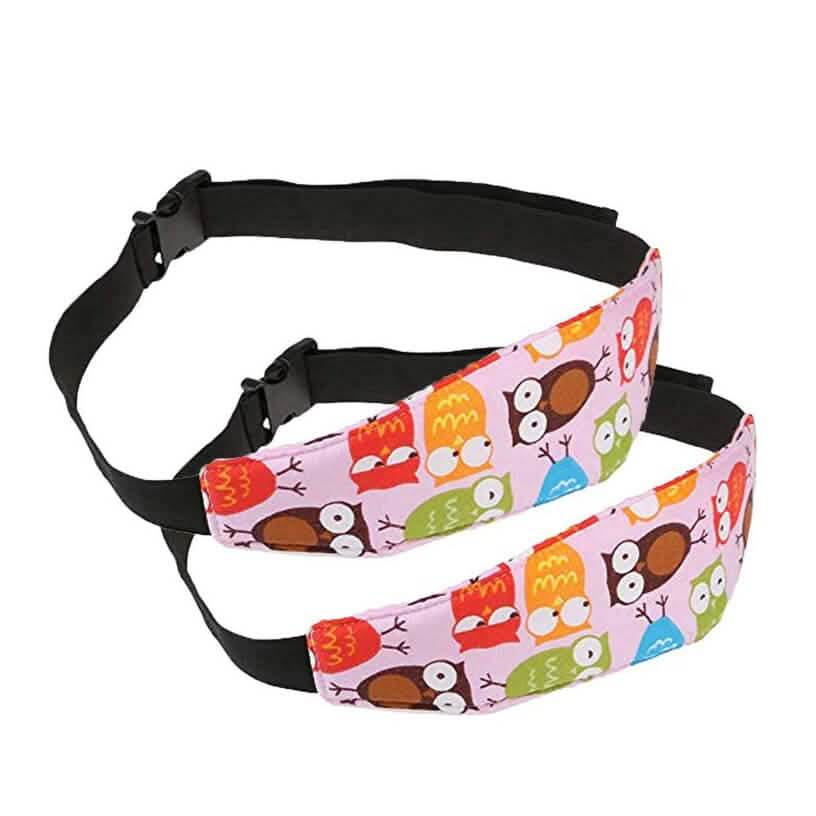 2-Pack: Kids Safety Head Support Band and Toddler Car Seat Neck Relief 2