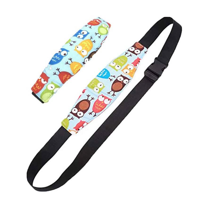 2-Pack: Kids Safety Head Support Band and Toddler Car Seat Neck Relief 3