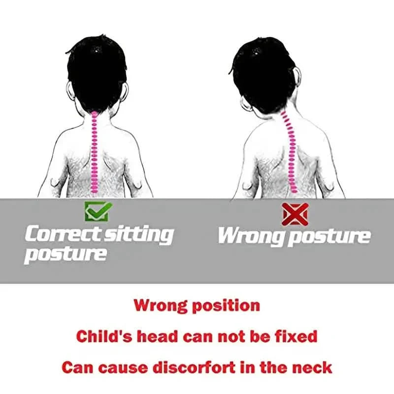 2-Pack: Kids Safety Head Support Band and Toddler Car Seat Neck Relief 8
