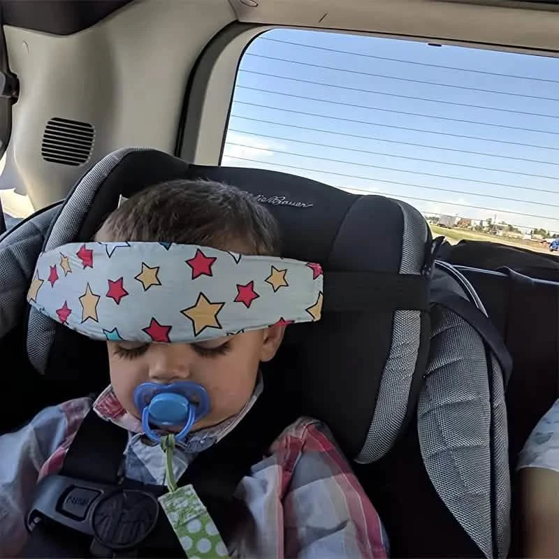 2-Pack: Kids Safety Head Support Band and Toddler Car Seat Neck Relief 10