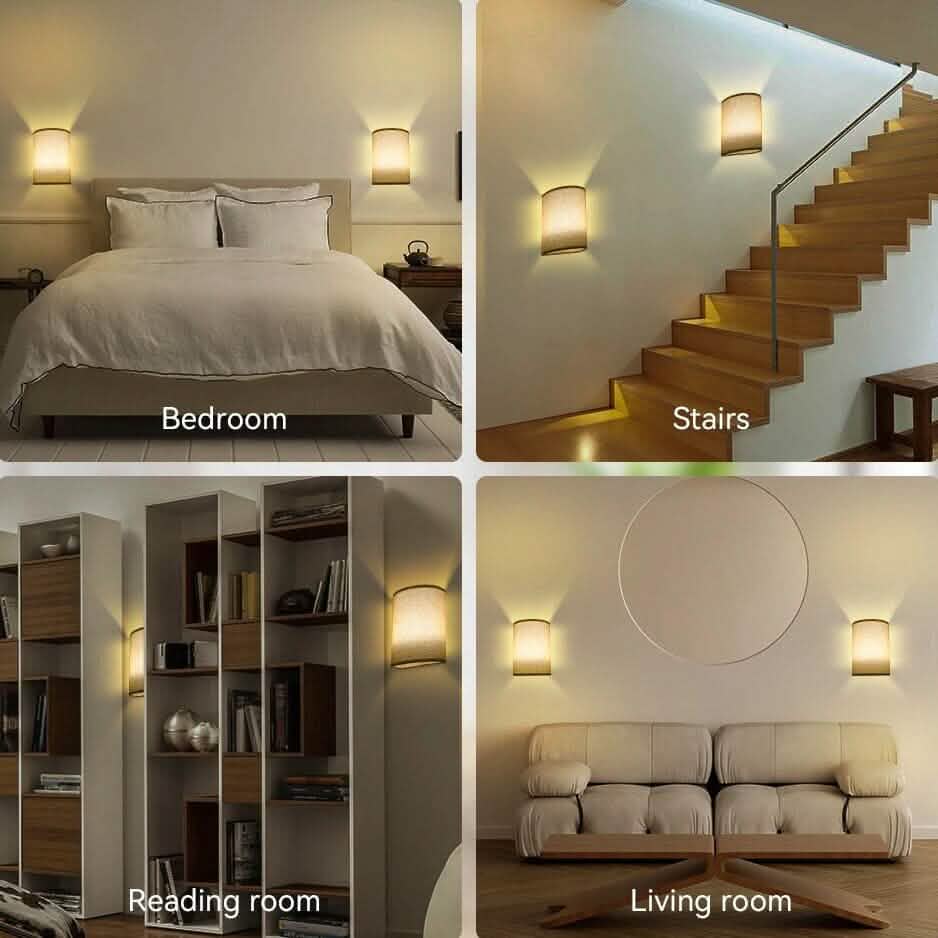 2-Pack: Magnetic Wireless Wall Sconce Lighting 9