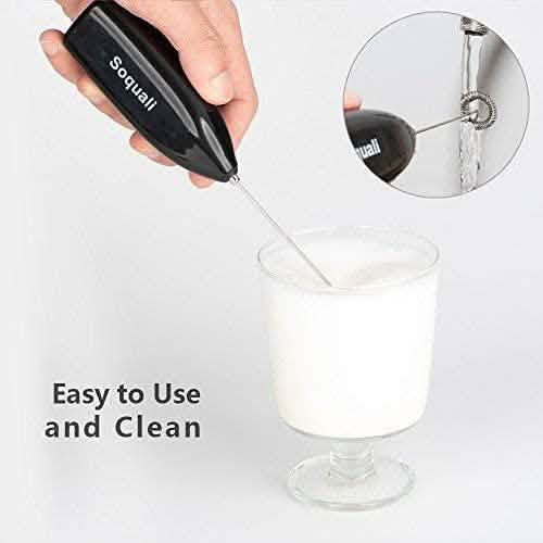 2-Pack: Milk Frother Handheld Battery Operated 5