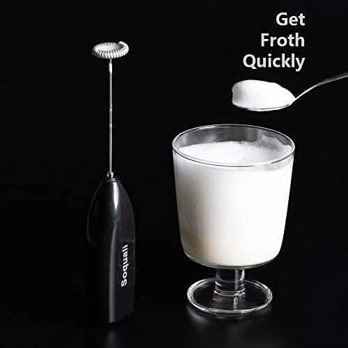 2-Pack: Milk Frother Handheld Battery Operated 4
