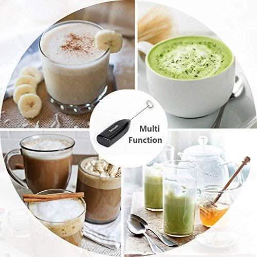 2-Pack: Milk Frother Handheld Battery Operated 6