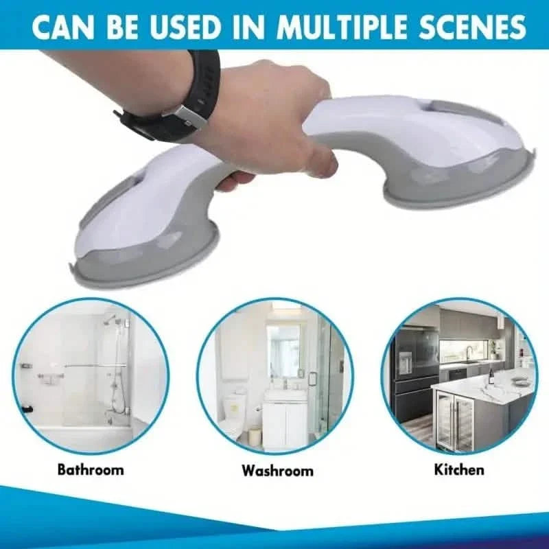2-Pack: Shower Handle Grab Bars For Bathtubs And Showers 4