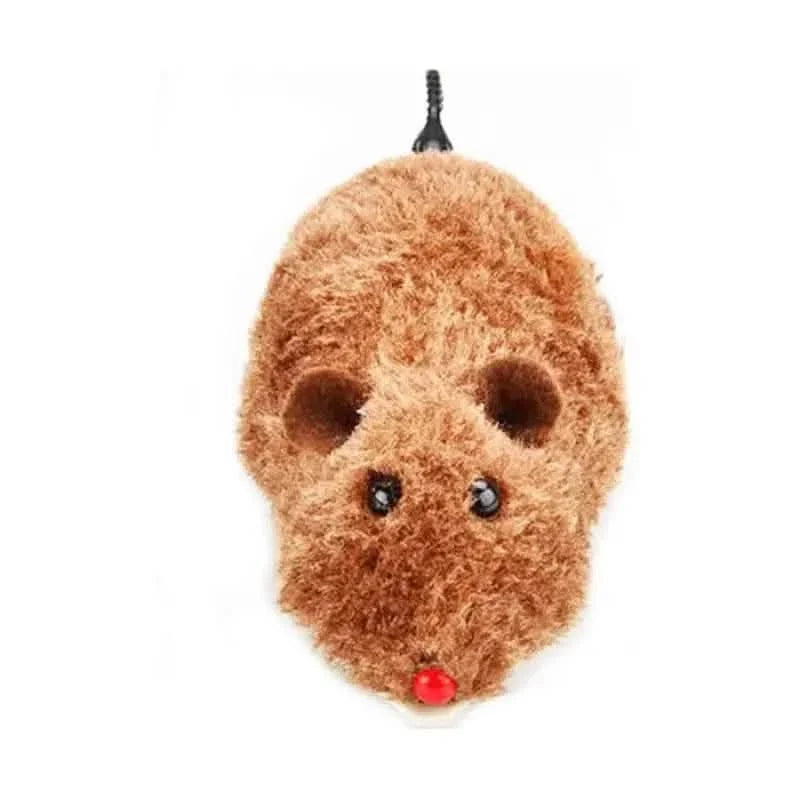 2-Pack: Wind Up Interactive Plush Mouse Toy 3