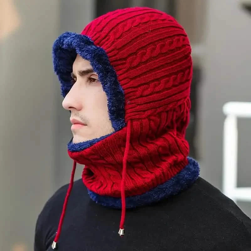 2-Pack: Winter Warm Hat Plus Velvet Knitted Pullover Hat For Men And Women 4