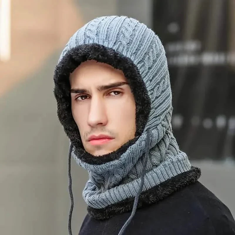 2-Pack: Winter Warm Hat Plus Velvet Knitted Pullover Hat For Men And Women 2