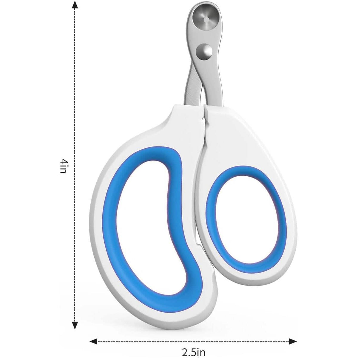 2-Piece: Easy-Grip Stainless Steel Cat Nail Clippers 2