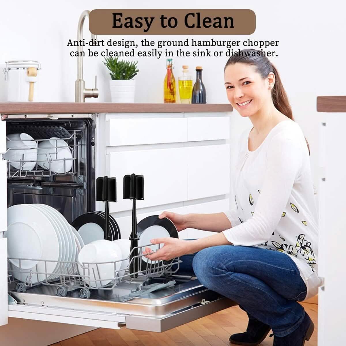 2-Piece Set: Heat-Resistant Nylon Meat Chopper Set 5