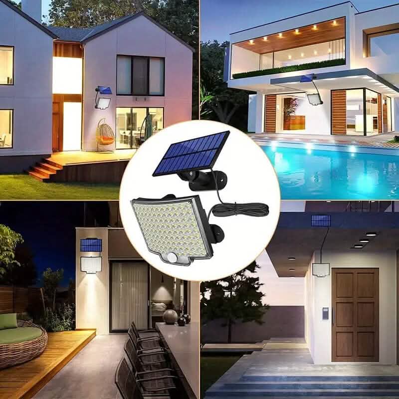 2-Pieces: 106 LED Solar Security Outdooor Lights 7