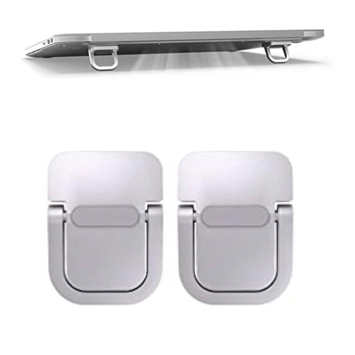 2-Pieces: Adjustable Invisible Notebook Computer Support Bracket 2