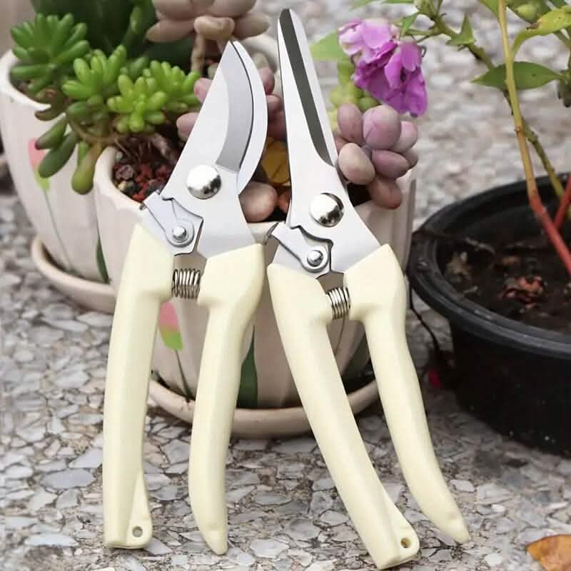 2-Pieces: Garden Pruning Shears Set Sharp Blades 7