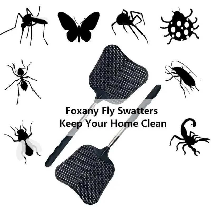 2-Pieces: Heavy Duty Telescopic Fly Swatter Set 11