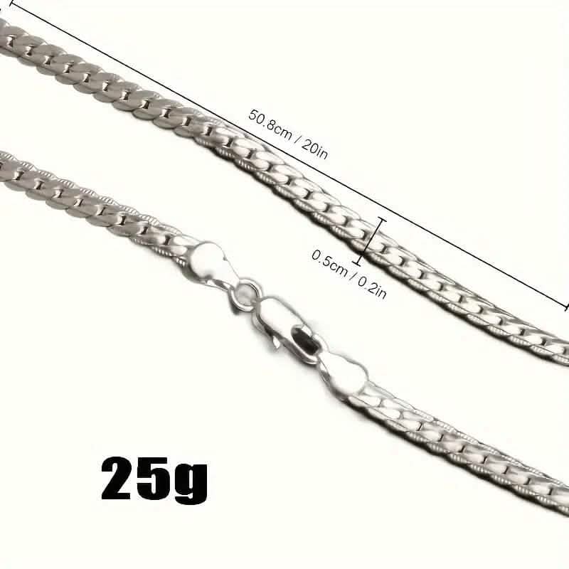 20-Inch 925 Sterling Silver Chain 3
