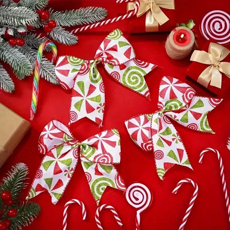 20-Pieces: Christmas Tree Bow Decorations 4
