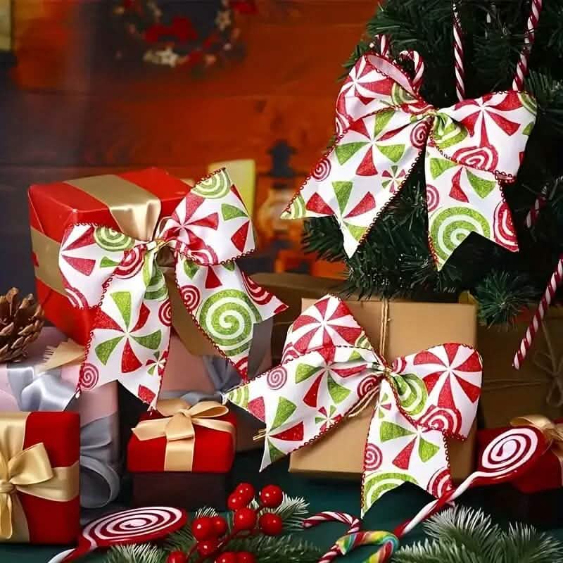 20-Pieces: Christmas Tree Bow Decorations 5