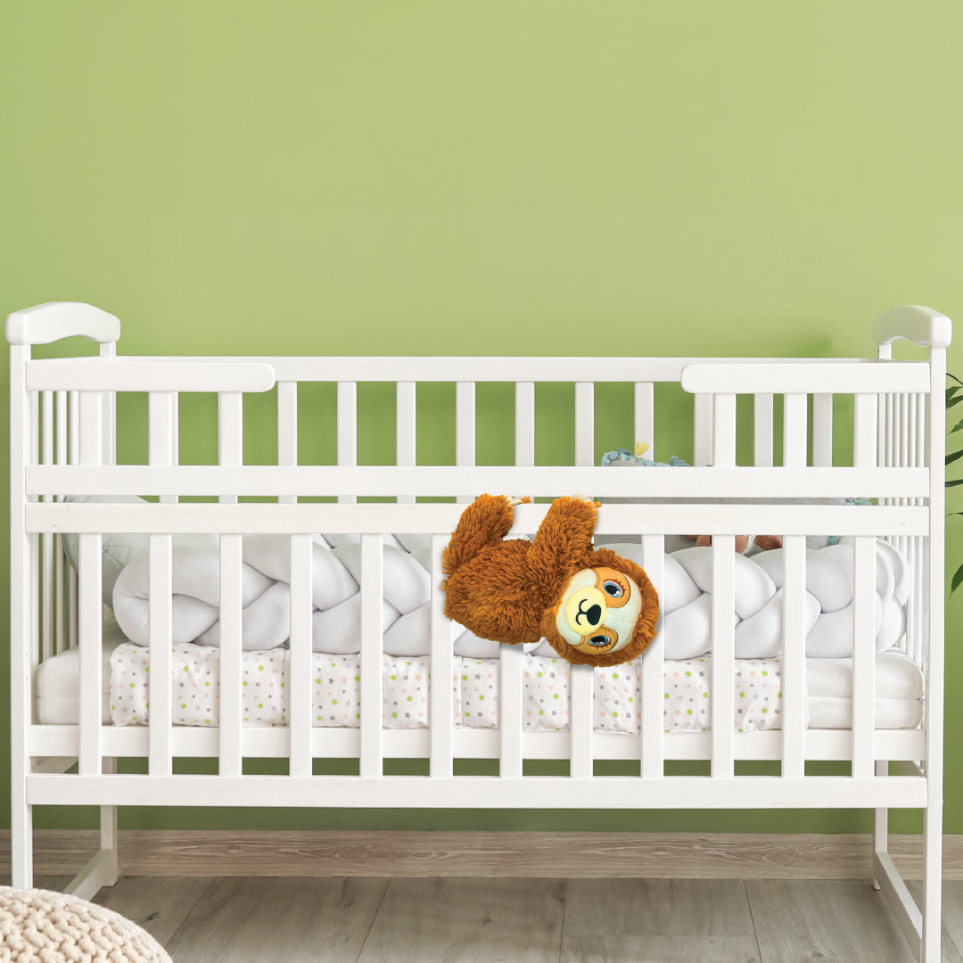 Shusher Sloth + 6-Pack Shushie™ Pacifiers – Soothing Bundle with Cuddly Cry Detection 6