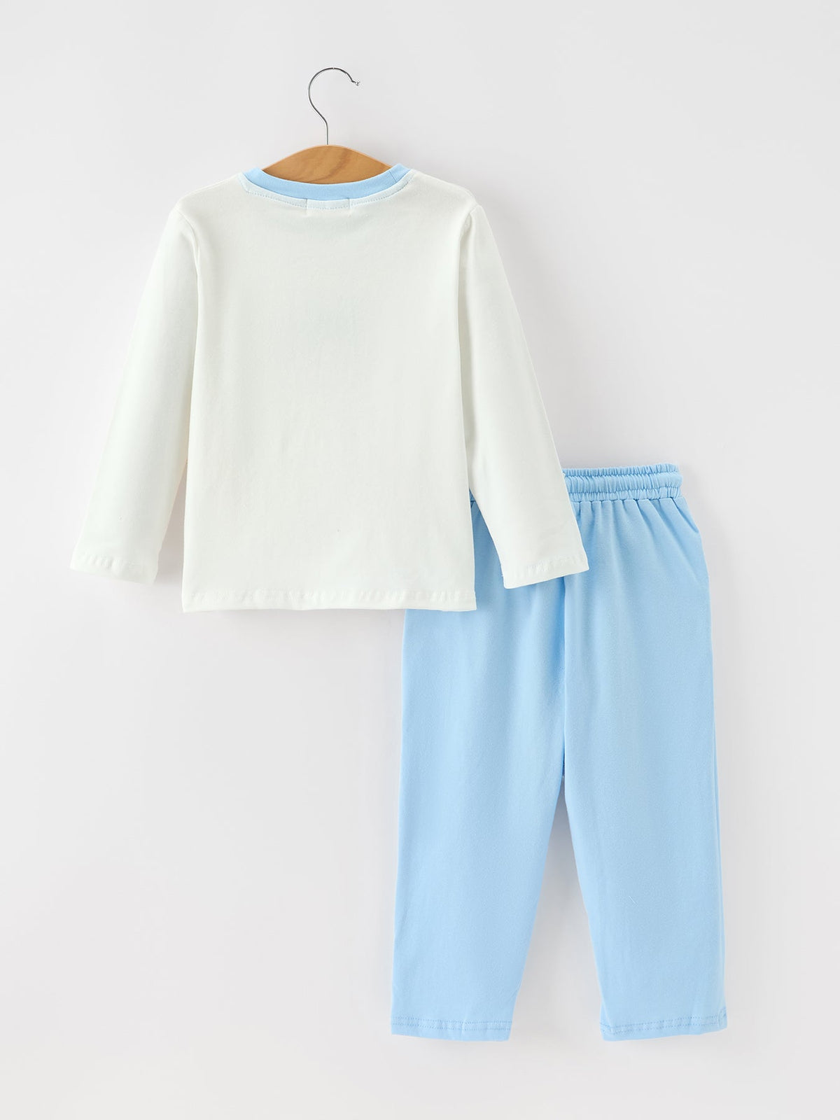 Christmas Nativity Embroidered Boys Long Sleeve Top And Pants Set 2