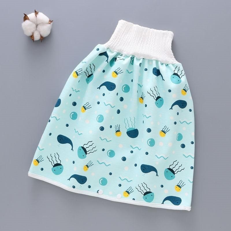 Cotton and bamboo fiber Baby diaper skirt 19