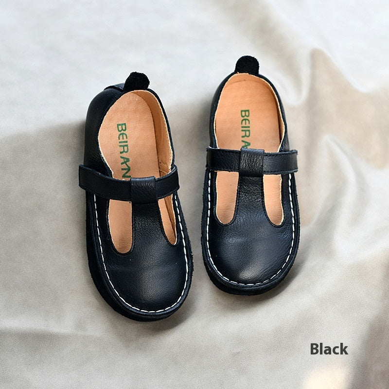 Children's Genuine Leather Soft Calf Leather Shoes Casual Baby Shoes 6