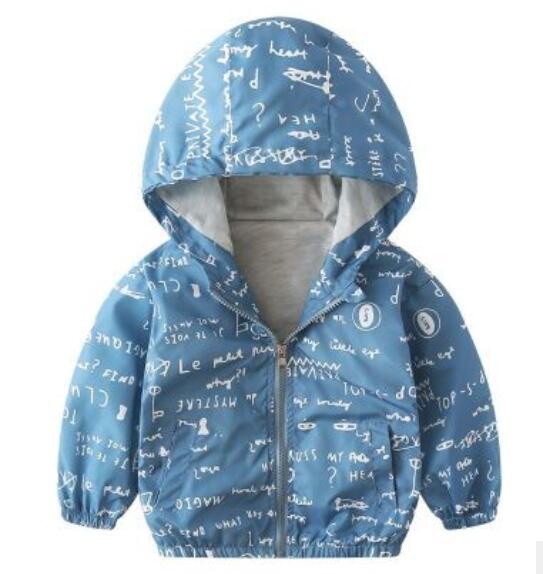 Boy jacket casual hooded jacket 7
