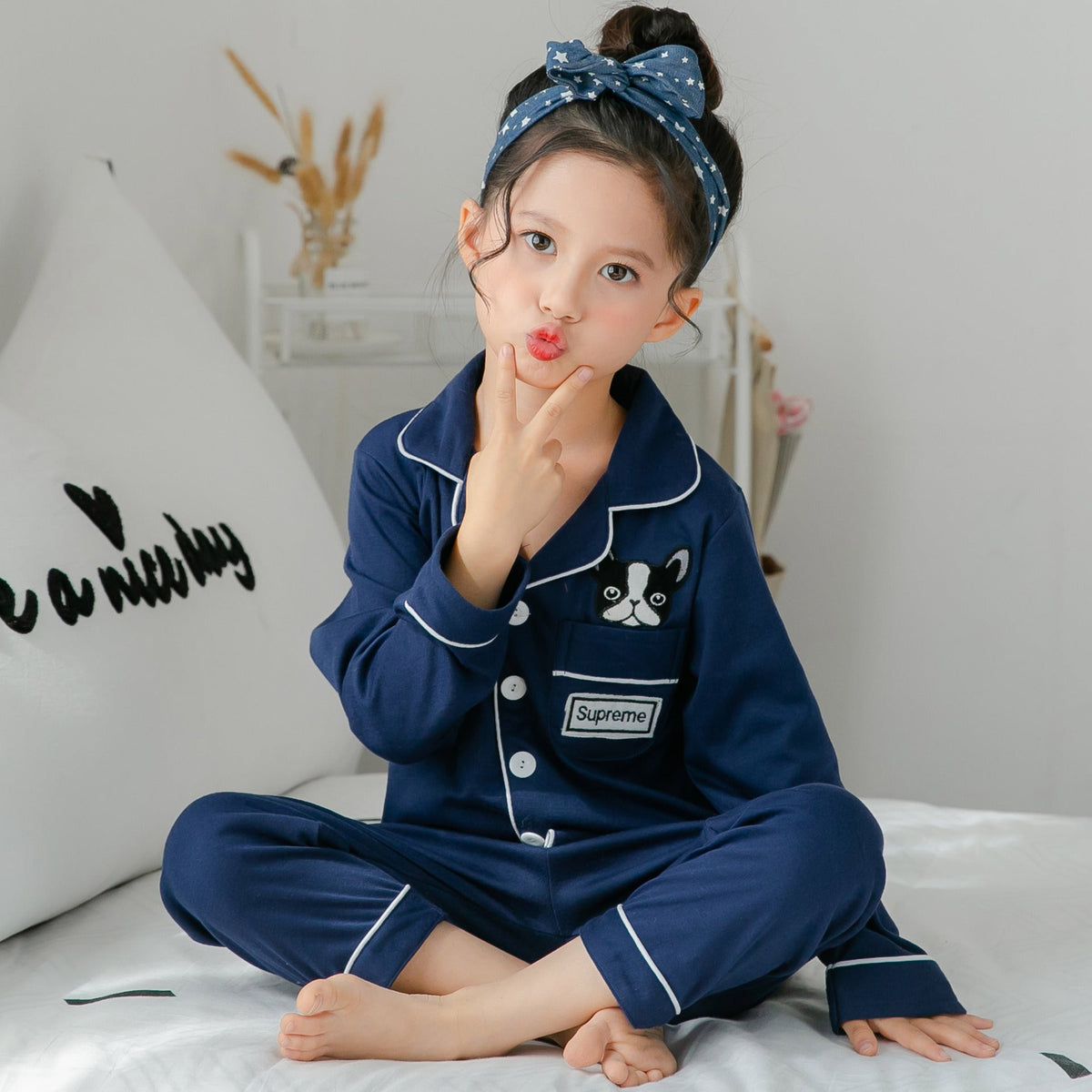 Cotton pajamas for children 2