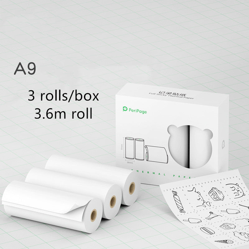 Mini Bliuetooth Wireless Thermal Printer Paper Sticker Label Printer 17