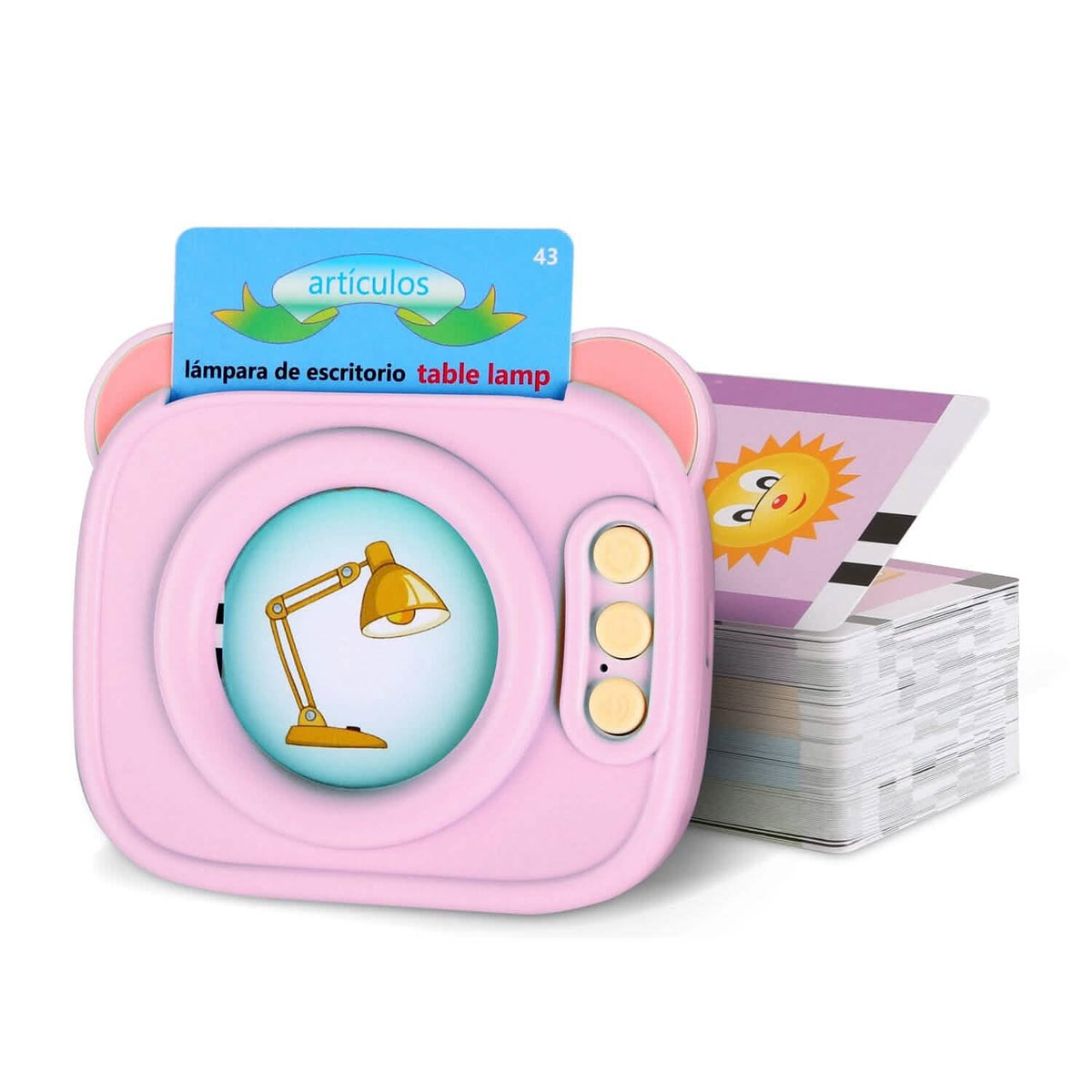 224 Sight Words Spanish and English Bilingual Talking Flash Cards 4
