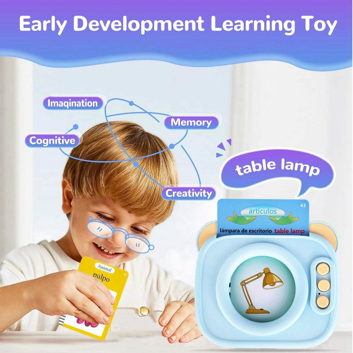 224 Sight Words Spanish and English Bilingual Talking Flash Cards 9
