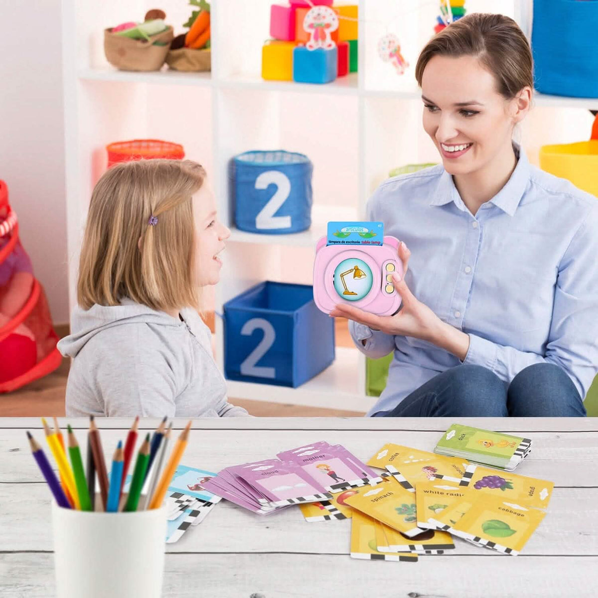 224 Sight Words Spanish and English Bilingual Talking Flash Cards 13