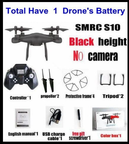 Sales Promotion WiFi 2MP Camera With S10 SMRC FPV Quadcopter Drone Helicopter UAV Micro Remote Control Toy RACER KIT Aircraft 30