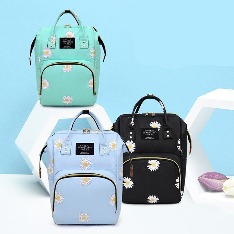 Multicolor diaper feeding bottle mommy bag 1