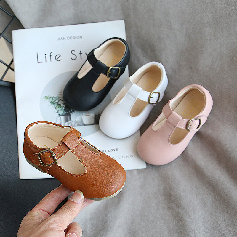 Children's pea shoes versatile single shoes baby shoes 1