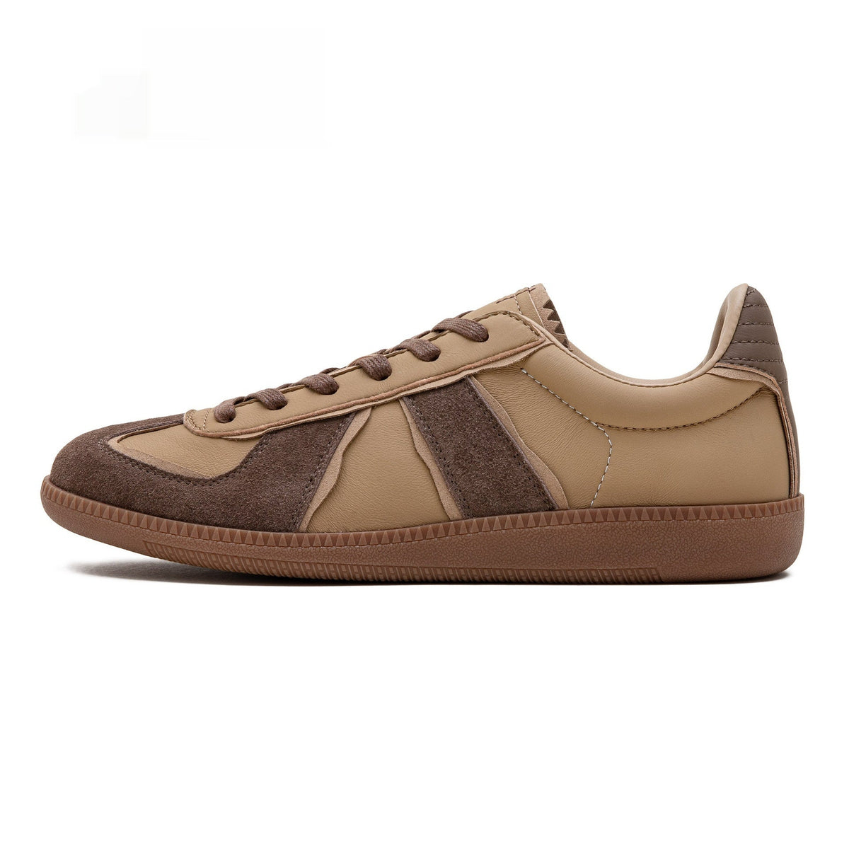 Full-grain Sheepskin Maillard Niche Retro Casual Sports Skate Shoes 5