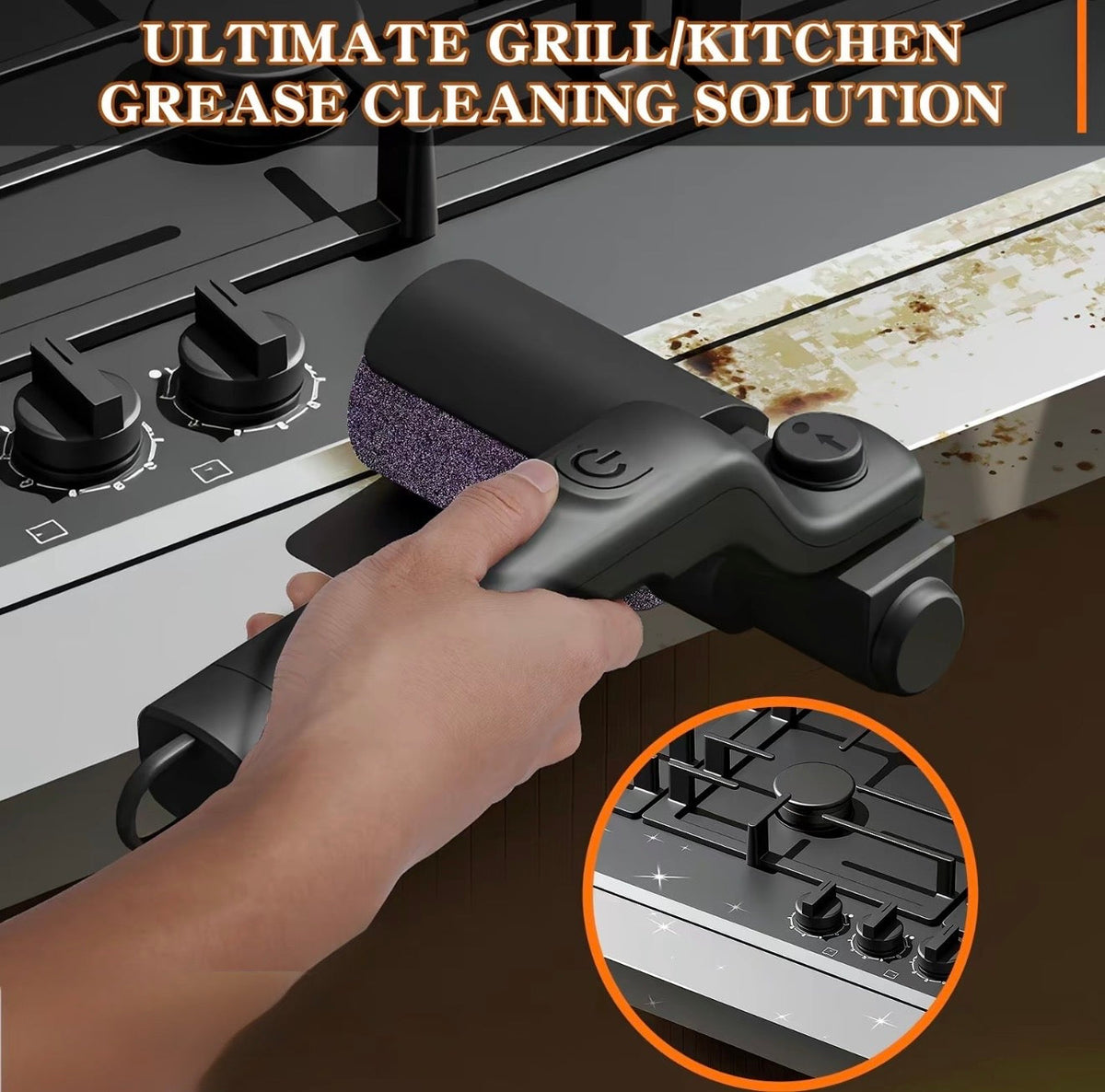 GrillForce Electric Brush 3