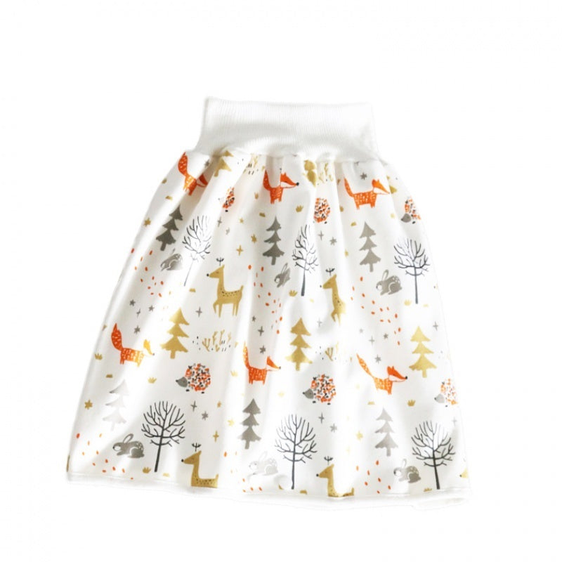 Cotton and bamboo fiber Baby diaper skirt 3