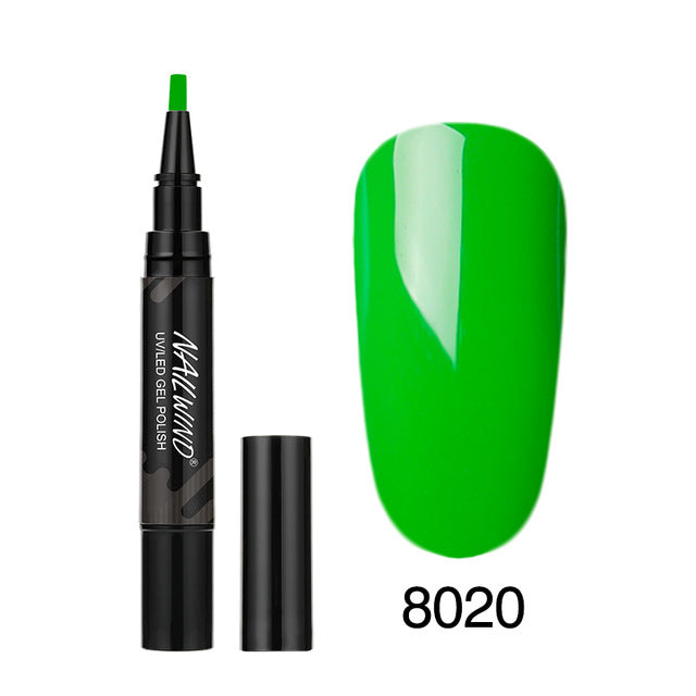 Art Manicure Venalisa 60 Colors Soak Off Enamel Convenience Clean Nail Glue Pen 55